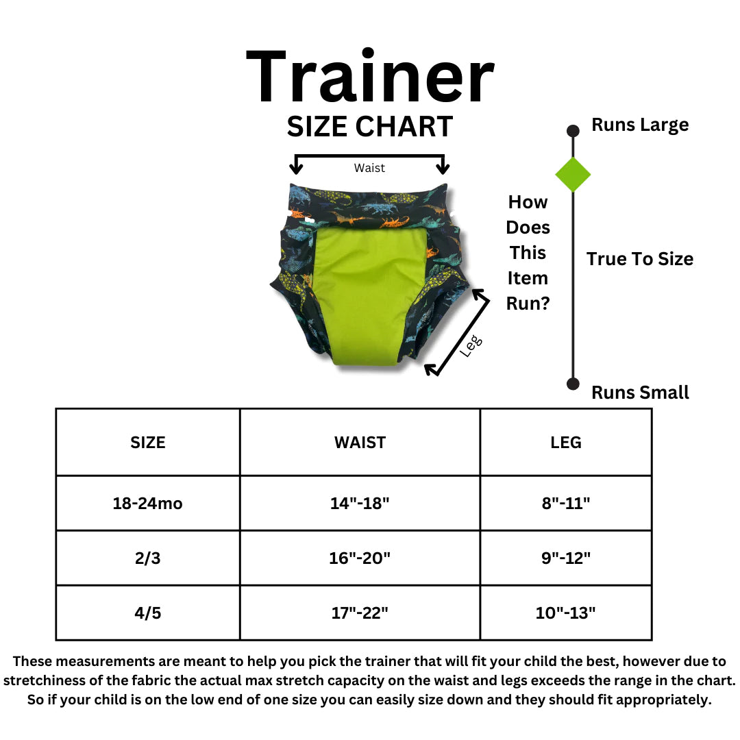size chart potty trainer