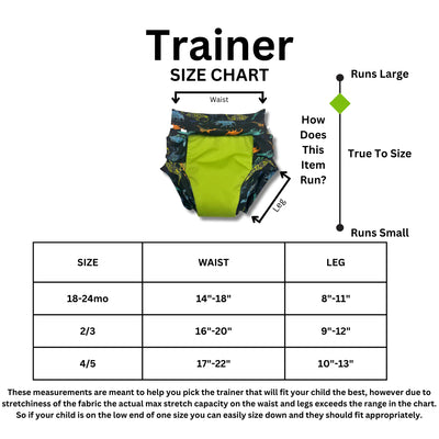 size chart potty trainer