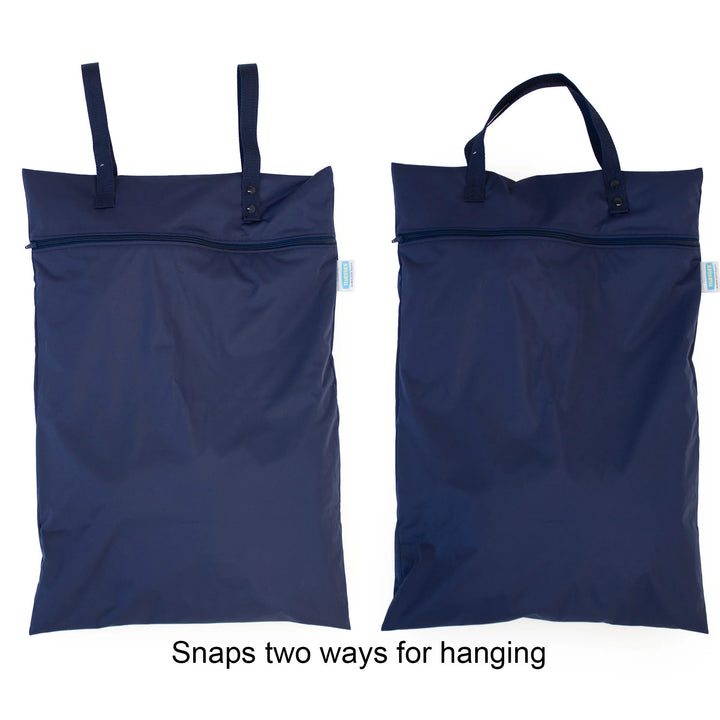 hanging wet bag snaps two ways