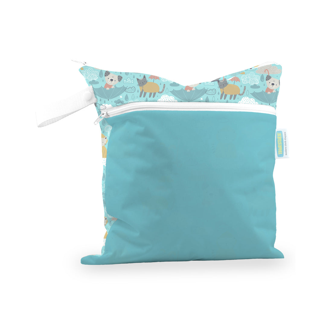 Thirsites Wet Dry bag two pocket cloth diaper storage bag drizzly