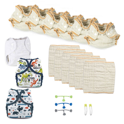 Try both cloth diaper kit size newborn boy