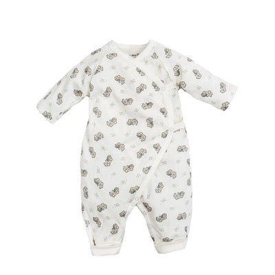 Under the nile organic side snap kimono