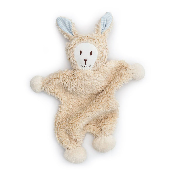 Under the Nile snuggle bunny with blue stripes ears organic cotton