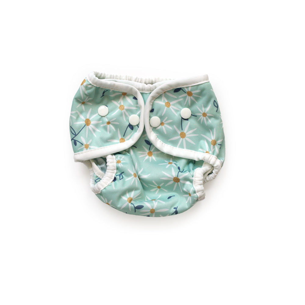 Thirsties diaper cover snaps woodland aster xsmall