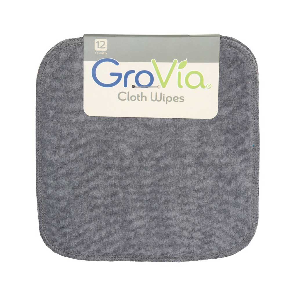 GroVia Wipes Cloud Grey