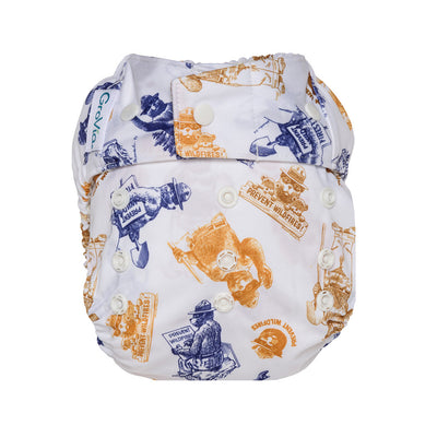 GroVia Hybrid Shell Diaper Cover Snap