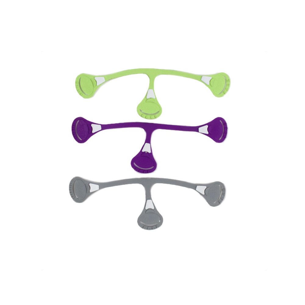 Snappi Fastener Green Purple Grey