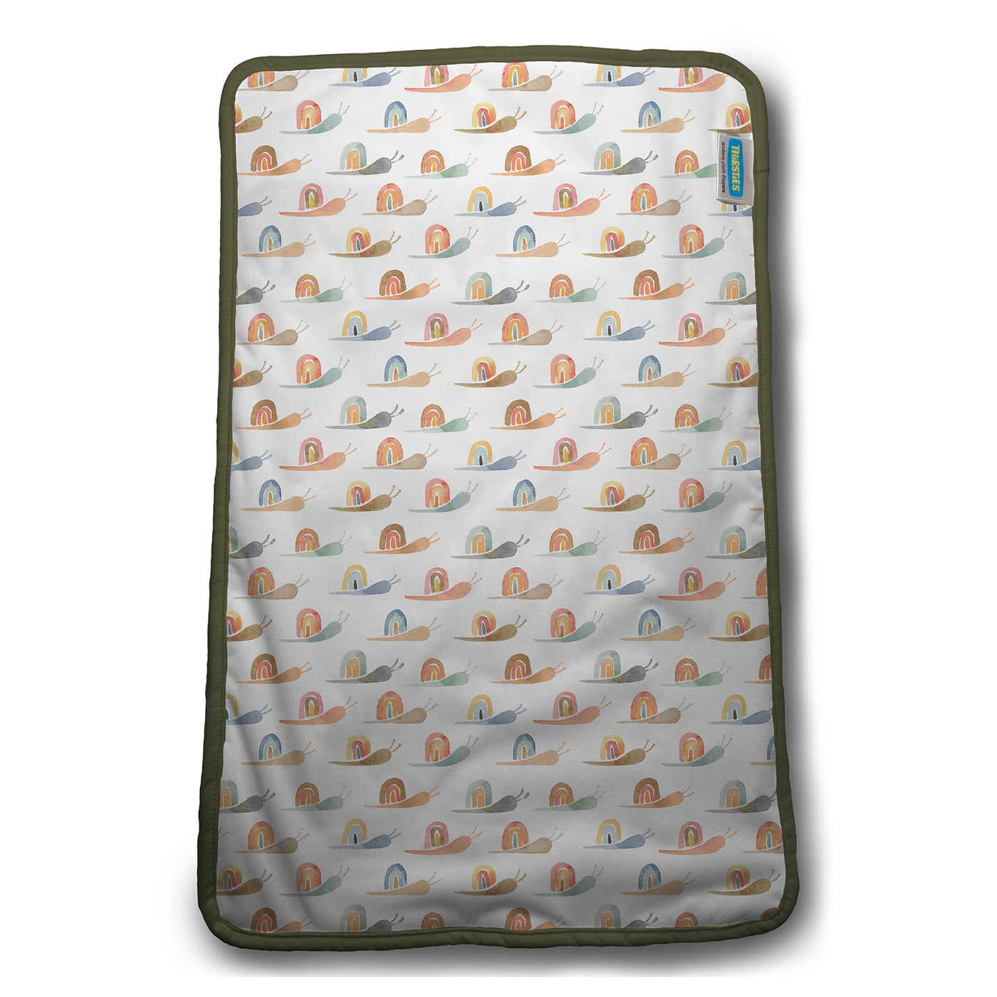 Thirsties Changing Pad Rainbow Snails