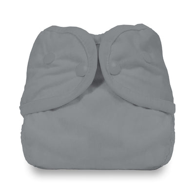 Thirsties Diaper Cover Snap Shark Fin grey