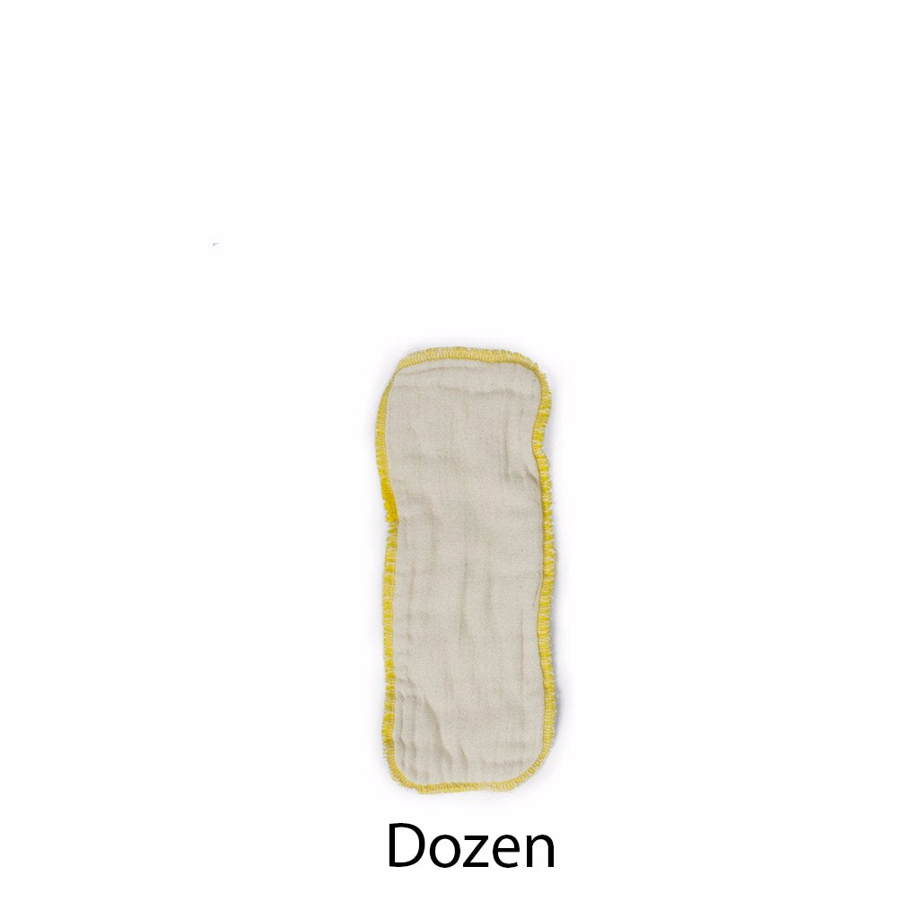 Cloth-eez organic diaper doubler small dozen