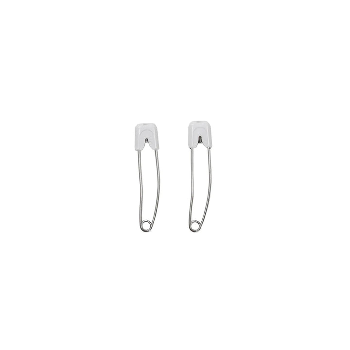 free white diaper pins