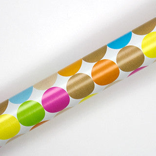 Gift Wrap Dots on White