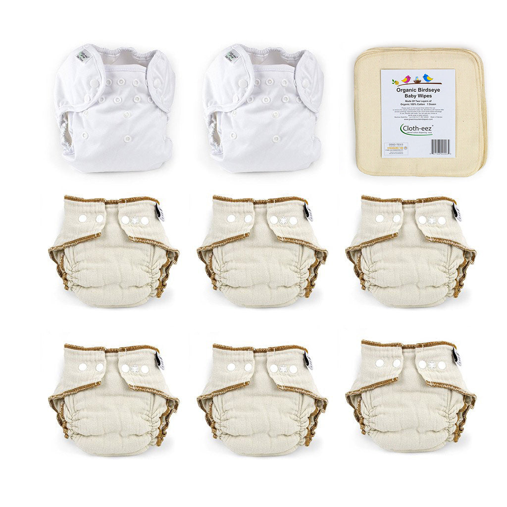 give it a try cloth diaper kit size large organic