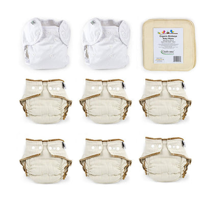 give it a try cloth diaper kit size large organic