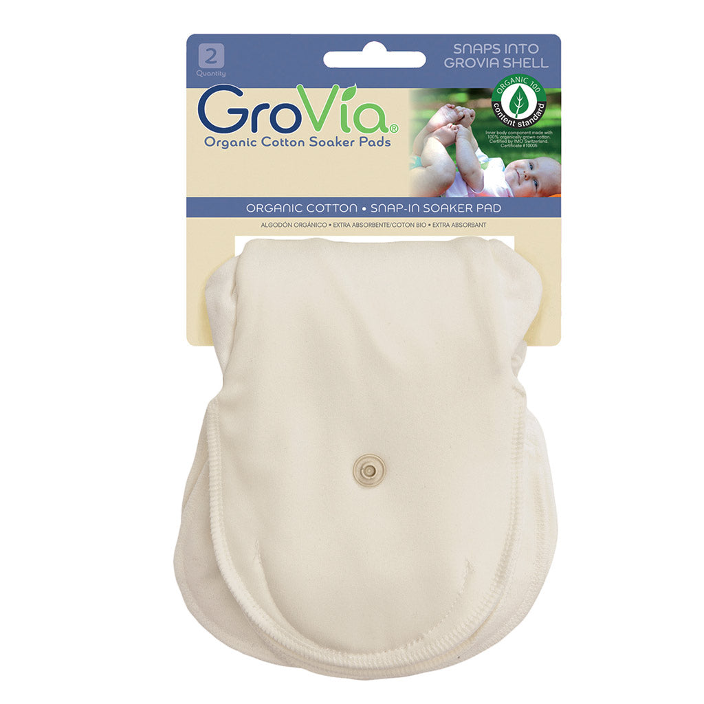 GroVia organic cotton snap-in soakers