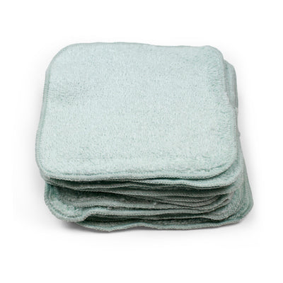 Zero twist terry baby washcloth