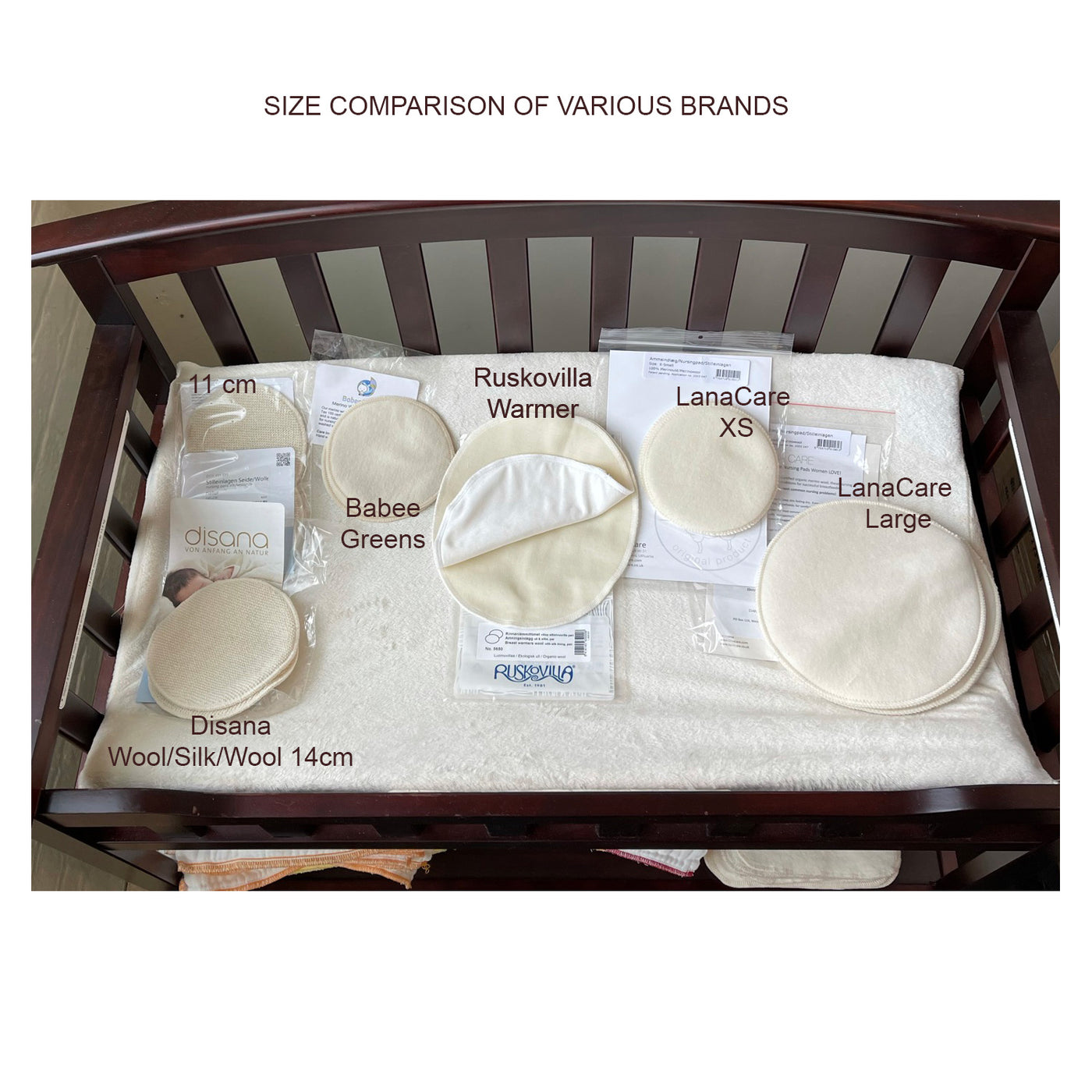 Raw Silk / Wool Nursing Breast Pads by Disana - Birdie's Room All