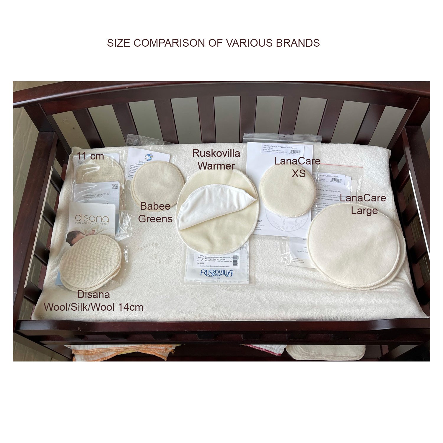 Lanacare Organic Merino Wool Nursing Pads, Original — Breastfeeding Center  for Greater Washington