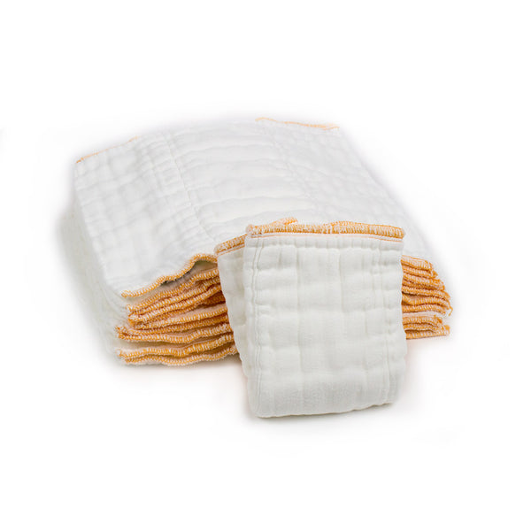 Fasoar Cloth Diapers Prefold 12 Pack - 100