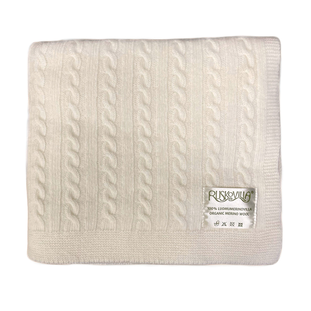 Ruskovilla merino wool heirloom baby blanket