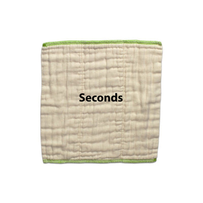 Seconds prefold diapers -organic novice