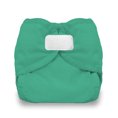 Thirsties Diaper Cover Hook and Loop Newborn Seafoam