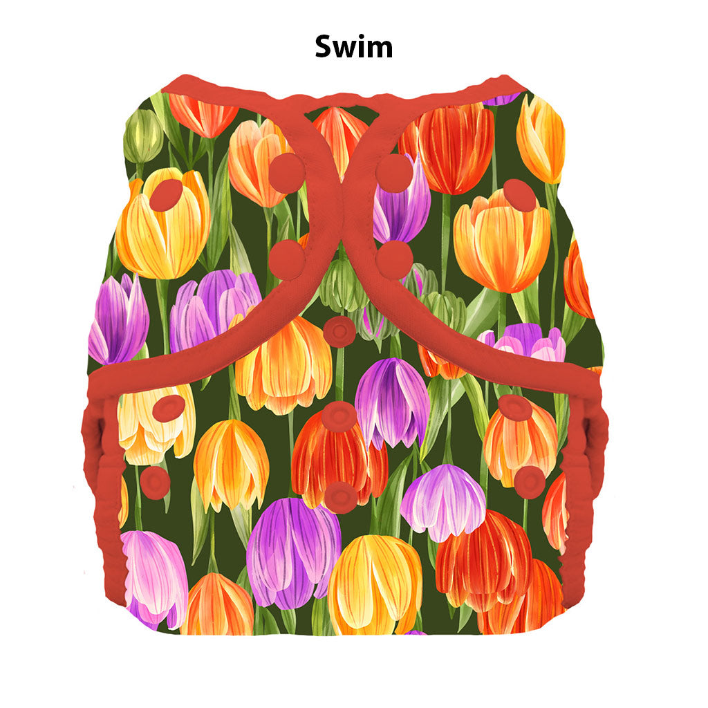Thirsties Swim Diaper Tulips