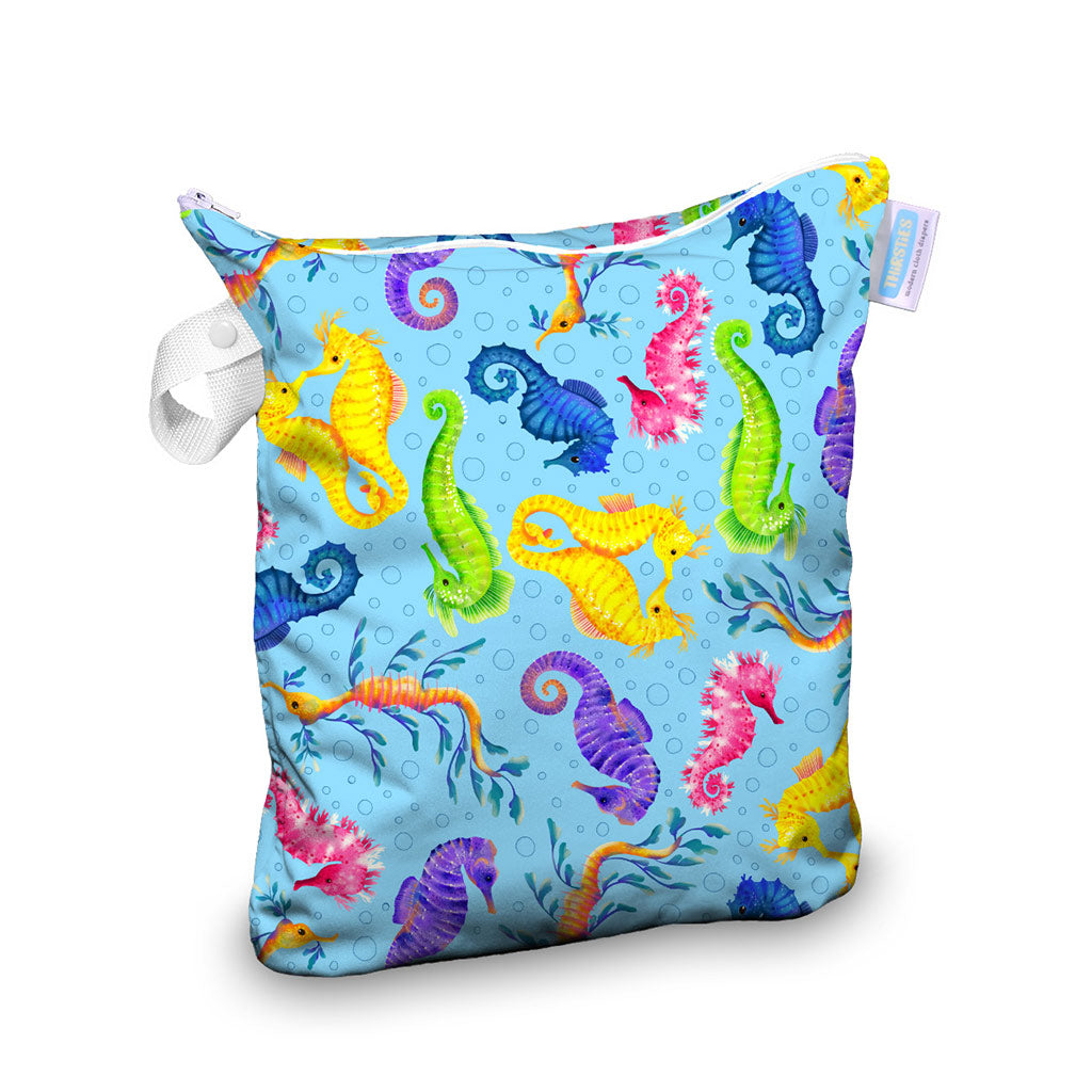 Thirsties Deluxe Wet Bag Hold Your Seahorses