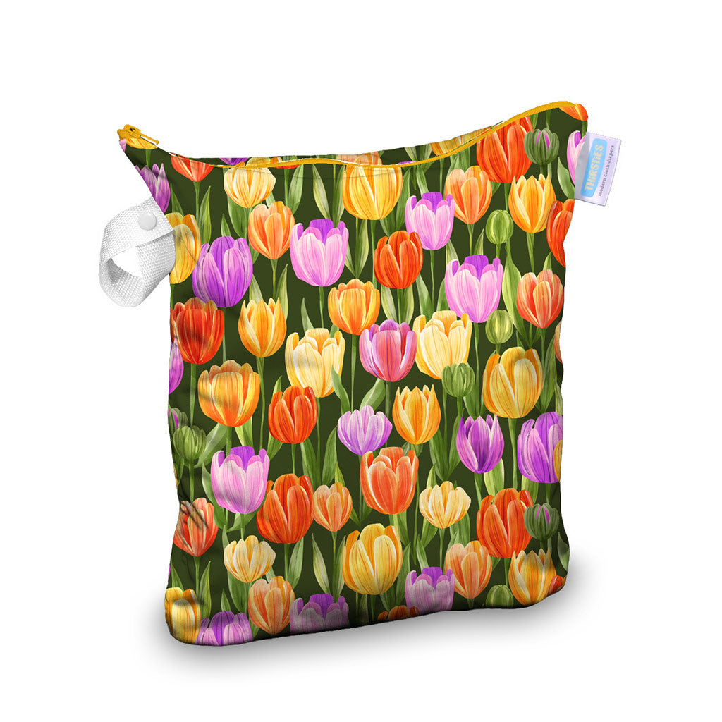 Thirsties Deluxe Wet Bag Tulips