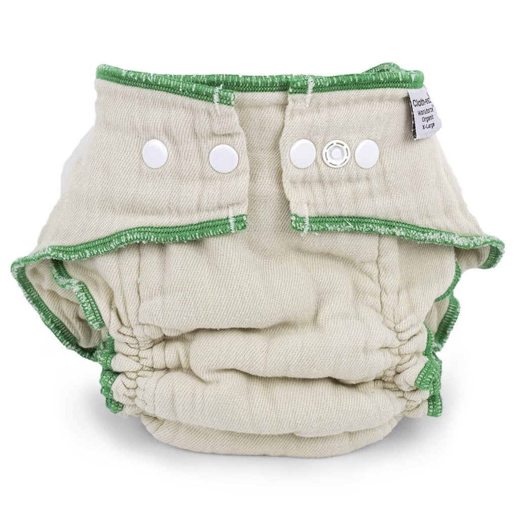 Cloth-eez Workhorse Organic Snap Cloth Diaper XLarge